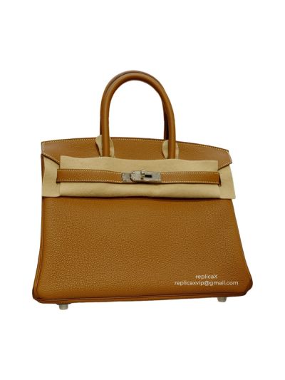 Hermes Birkin 30 Hand Stitched Calfskin Top Handle Shoulder Bag 30CM 522127