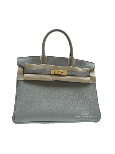 Hermes Birkin 30 Hand Stitched Calfskin Top Handle Shoulder Bag 30CM 522131