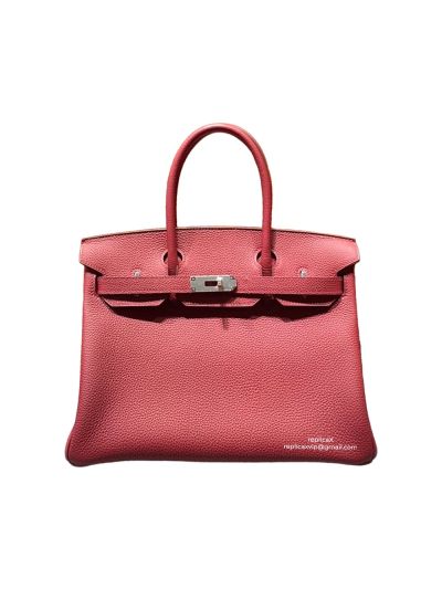 Hermes Birkin 30 Tote Bag Pink Togo Calfskin Leather 522512