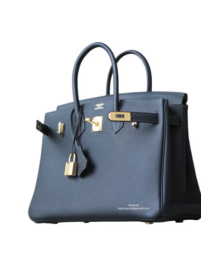 Hermes Birkin Bag Hermes VIP Birkin 25 Tote Bag Dark Green Togo Calfskin Leather Hand Stitched 522751