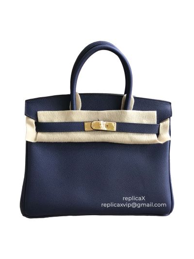 Hermes Birkin Epsom Leather Tote Bag 30CM 521485