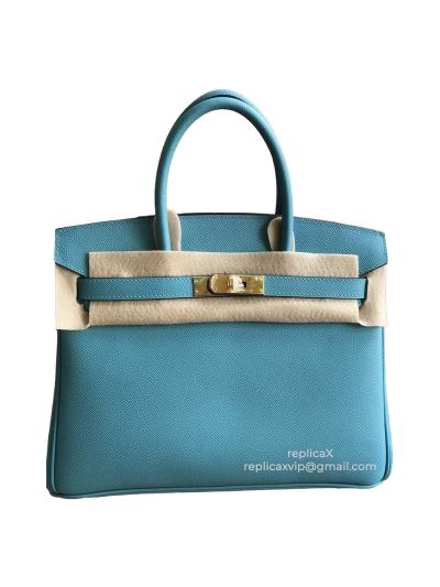 Hermes Birkin Epsom Leather Tote Bag 30CM 521489