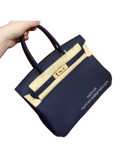 Hermes Birkin Hand Stitched Togo Leather Tote Bag 30CM 521515