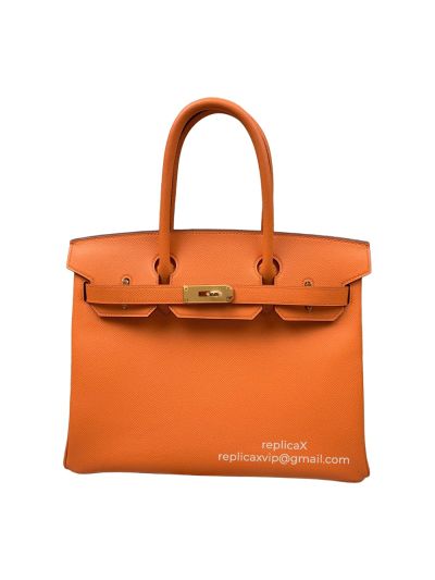 Hermes Birkin Hand Stitching Epsom Leather Tote Bag 35CM 30CM 25CM 521459