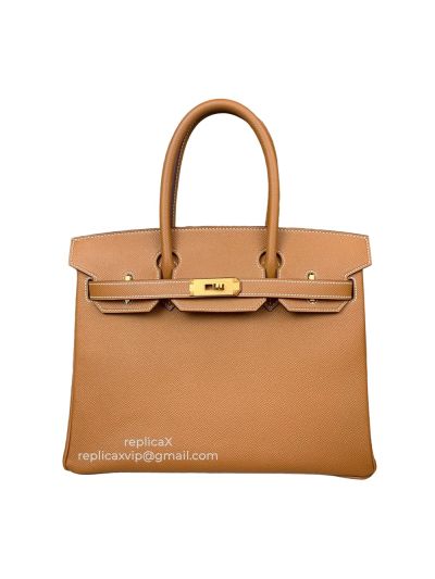 Hermes Birkin Hand Stitching Epsom Leather Tote Bag 35CM 30CM 25CM 521464