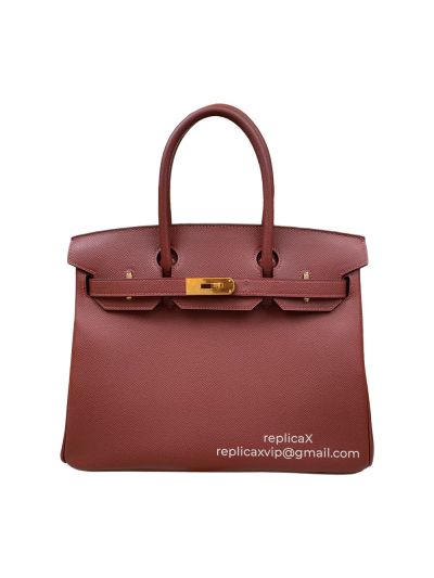 Hermes Birkin Hand Stitching Epsom Leather Tote Bag 35CM 30CM 25CM 521451