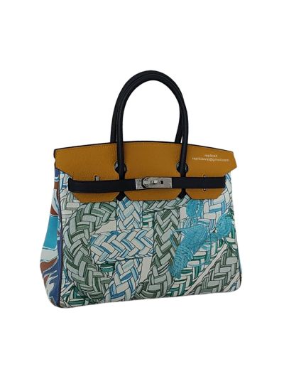 Hermes Birkin Hermes VIP Birkin 30 Tote Bag with Printed Yellow 522726