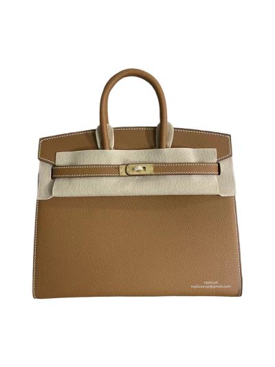 Hermes Birkin Sellier 25CM Epsom Leather Bag Brown 524218