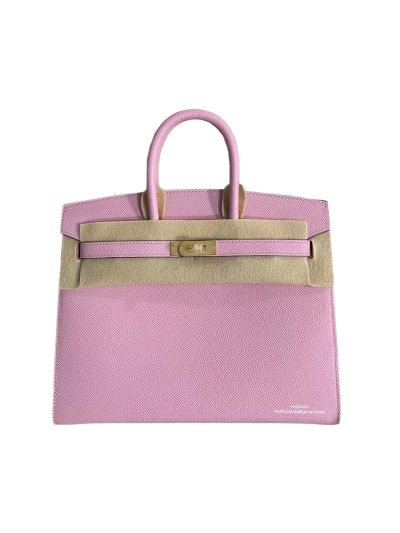Hermes Birkin Sellier 25CM Epsom Leather Bag Pink 524215