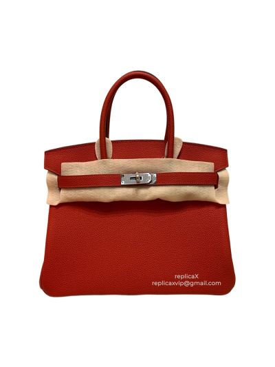 Hermes Birkin Togo Calf Leather Bag 30CM 521987