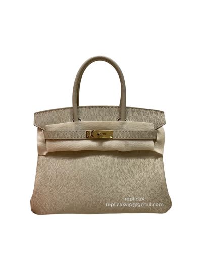 Hermes Birkin Togo Calf Leather Bag 30CM 521989