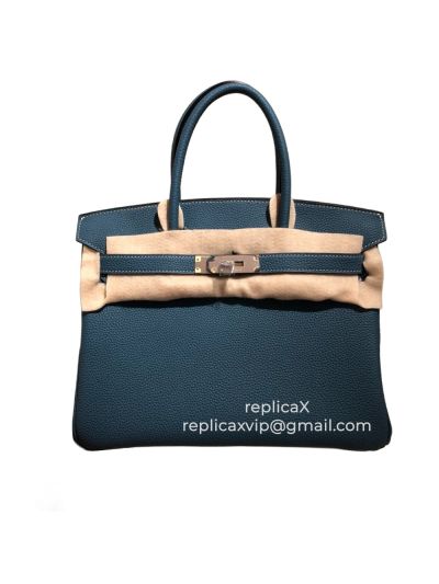Hermes Birkin Togo Leather Tote Bag 25CM 521736