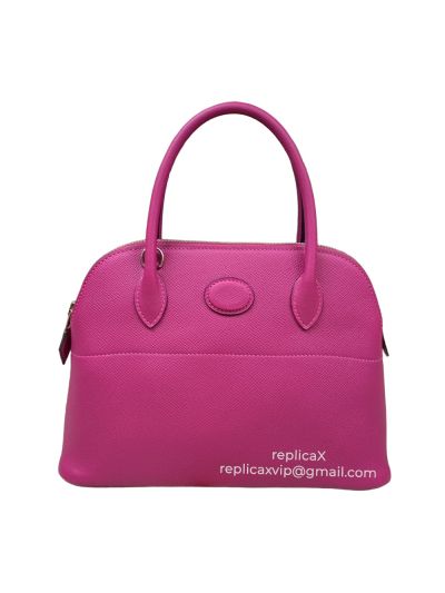 Hermes Bolide Hand Stitched Spsom Leather Tote Bag 521631