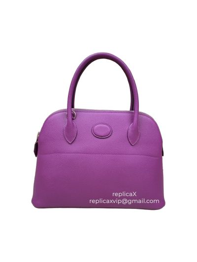 Hermes Bolide Hand Stitched Spsom Leather Tote Bag 27CM 521613