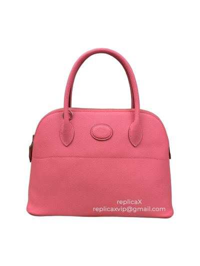 Hermes Bolide Hand Stitched Spsom Leather Tote Bag 27CM 521623