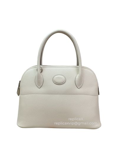 Hermes Bolide Hand Stitched Spsom Leather Tote Bag 27CM 521624