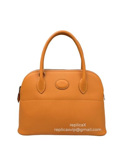 Hermes Bolide Hand Stitched Spsom Leather Tote Bag 27CM 521625