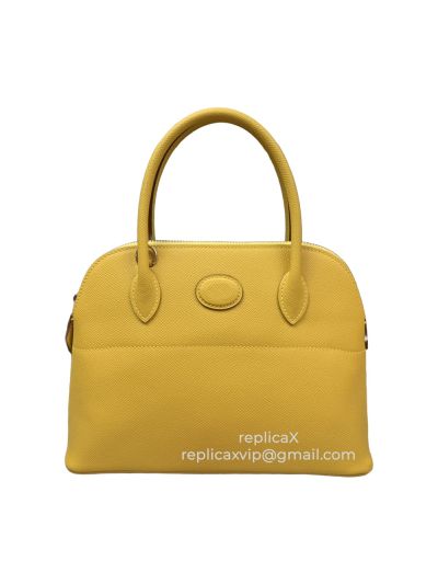 Hermes Bolide Hand Stitched Spsom Leather Tote Bag 27CM 521626