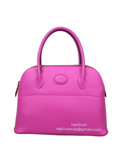 Hermes Bolide Hand Stitched Spsom Leather Tote Bag 27CM 521630