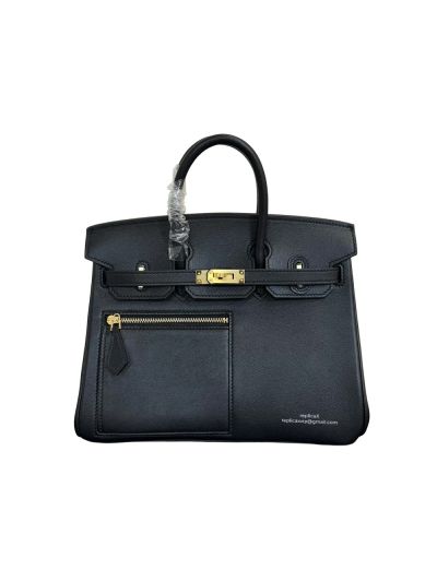 Hermes Colormatic Birkin 25 30 Tote Bag Black 25CM 30CM 524664