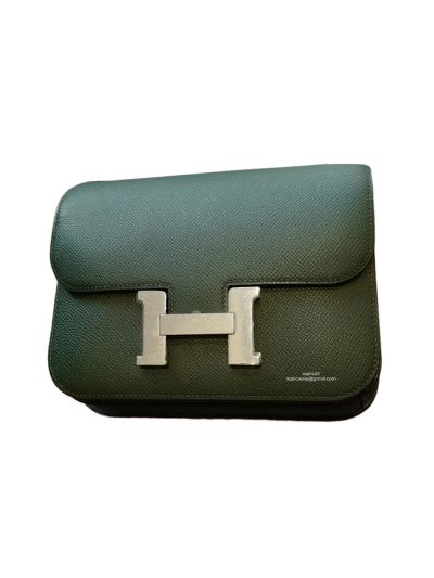 Hermes Constance 19 Epsom Leather Bag Green 19CM 524428