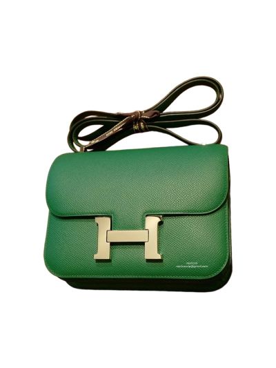 Hermes Constance 19 Epsom Leather Bag Green 19CM 524429