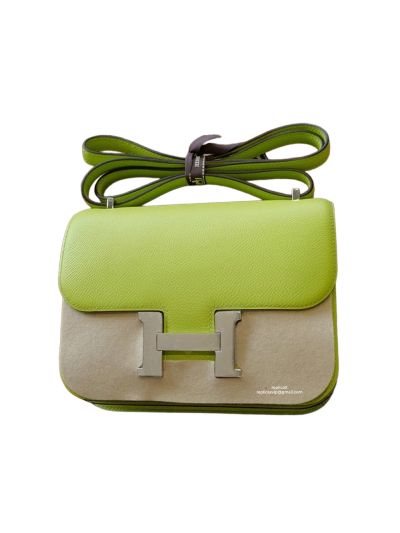Hermes Constance 19 Epsom Leather Bag Mint Green 19CM 524427