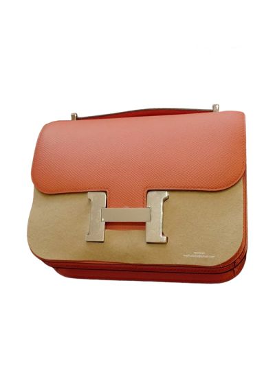 Hermes Constance 19 Epsom Leather Bag Pink 19CM 524430