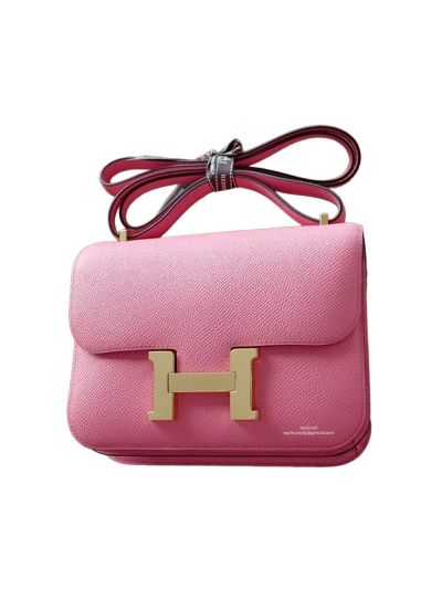Hermes Constance 19 Epsom Leather Bag Pink 19CM 524431