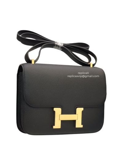 Hermes Constance 19 Hand Stitches Epsom Leather Bag 19CM 521960