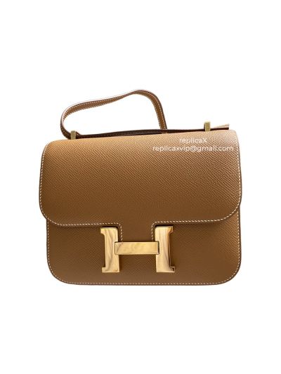 Hermes Constance 19 Hand Stitches Epsom Leather Bag 19CM 521962