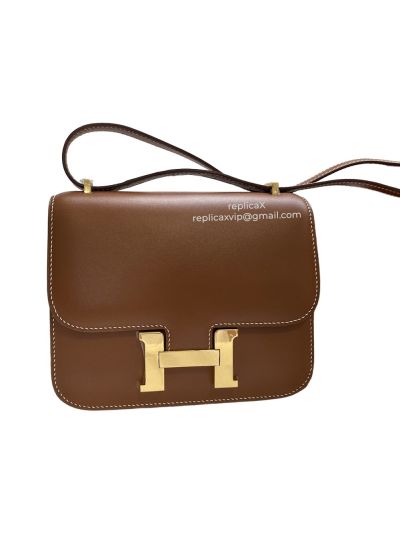 Hermes Constance 19 Hand Stitches Epsom Leather Bag 19CM 521966