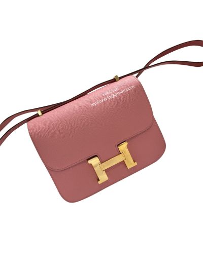 Hermes Constance 19 Hand Stitches Epsom Leather Bag 19CM 521968