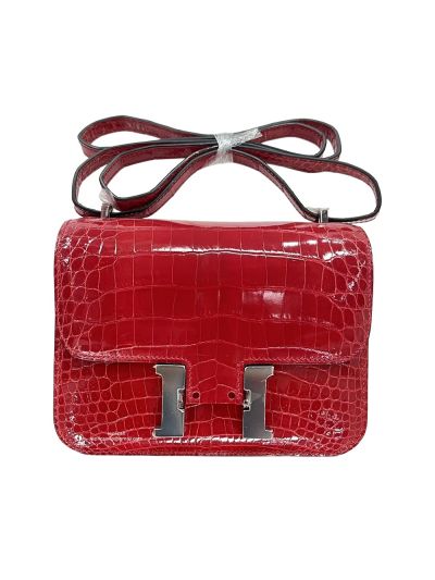 Hermes Constance 19CM Red Crocodile Leather Bag 524331