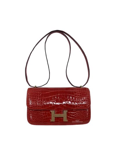 Hermes Constance 26 Red Crocodile Bag 26CM 524388