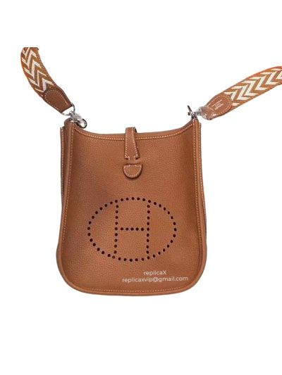 Hermes Evelyn Mini Togo Leather Crossbody Bag 521471