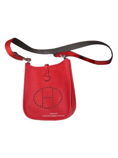 Hermes Evelyn Mini Togo Leather Crossbody Bag 521473