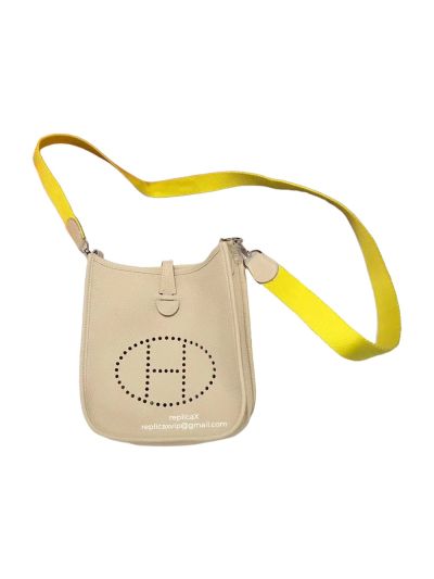 Hermes Evelyn Mini Togo Leather Crossbody Bag 521475