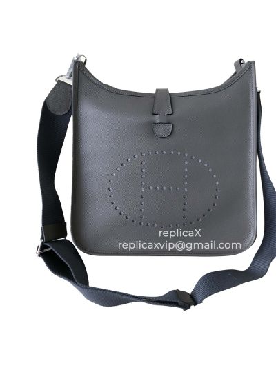 Hermes Evelyne Epsom Leather Crossbody Shoulder Bag 28CM 521754