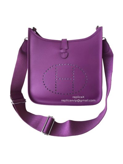 Hermes Evelyne Epsom Leather Shoulder Bag 28CM 521572