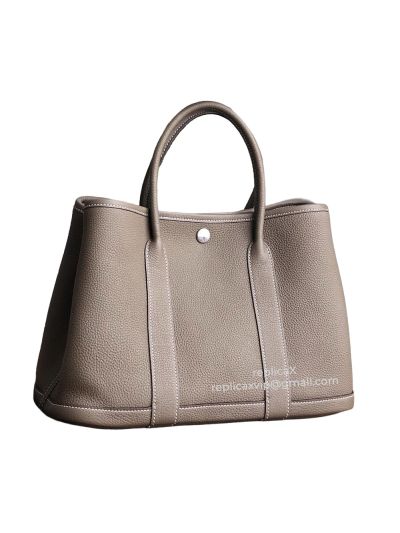 Hermes Garden Party Calfskin Leather Tote Bag 30CM 36CM 521583
