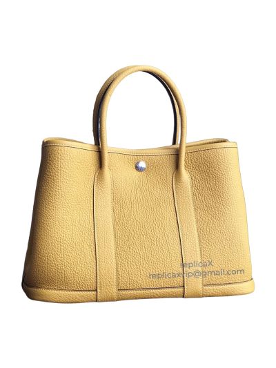 Hermes Garden Party Calfskin Leather Tote Bag 30CM 36CM 521587