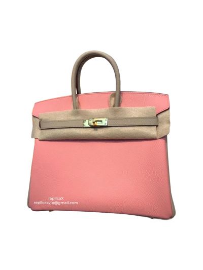 Hermes Hand Stitched Birkin 25 Epsom Leather Bag 25CM 522158