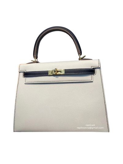 Hermes Hand Stitched Birkin 25 Epsom Leather Bag 25CM 522160