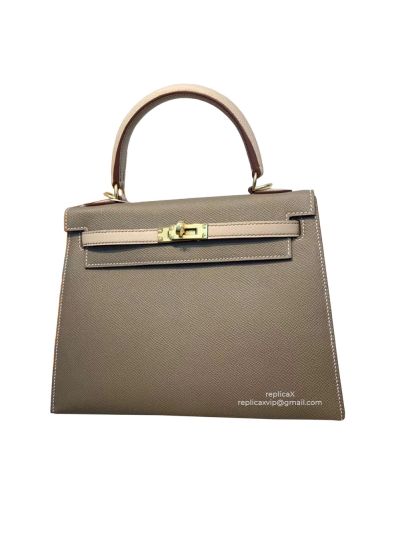 Hermes Hand Stitched Birkin 25 Epsom Leather Bag 25CM 522162