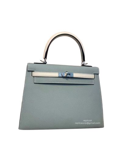 Hermes Hand Stitched Birkin 25 Epsom Leather Bag 25CM 522163