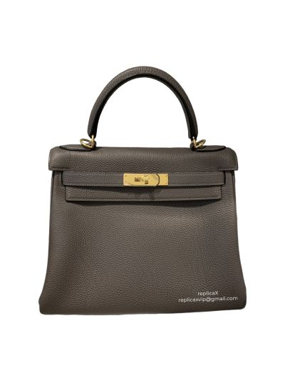 Hermes Hand Stitched Kelly 28 Togo Leather Bag 28CM 522170