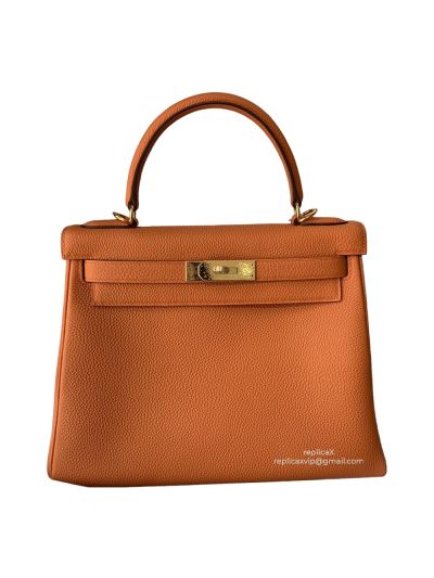 Hermes Hand Stitched Kelly 28 Togo Leather Bag 28CM 522171