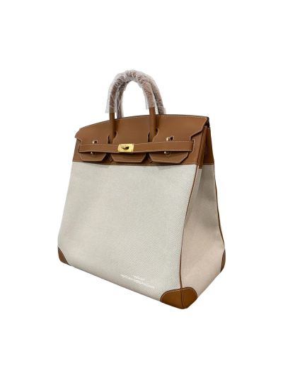  Hermes Hunter Criss Viking Evercolor HAC Birkin 40 Tote Bag Brown 40x38x24CM 524588
