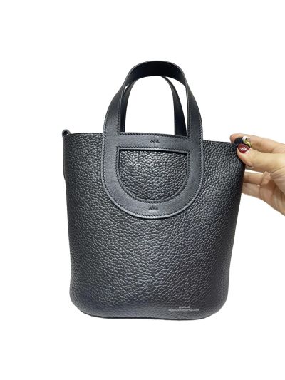 Hermes In The Loop 18 Bucket Bag Black 18x12x22CM 524947